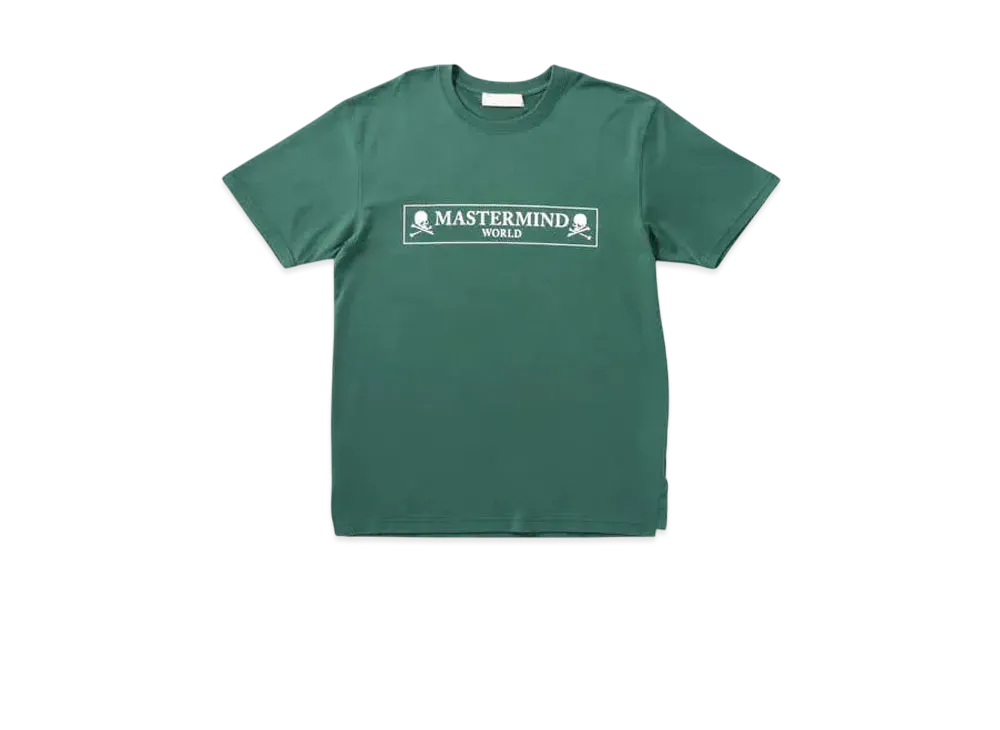 mastermind WORLD Boxed Logo Tee "Dark Green"