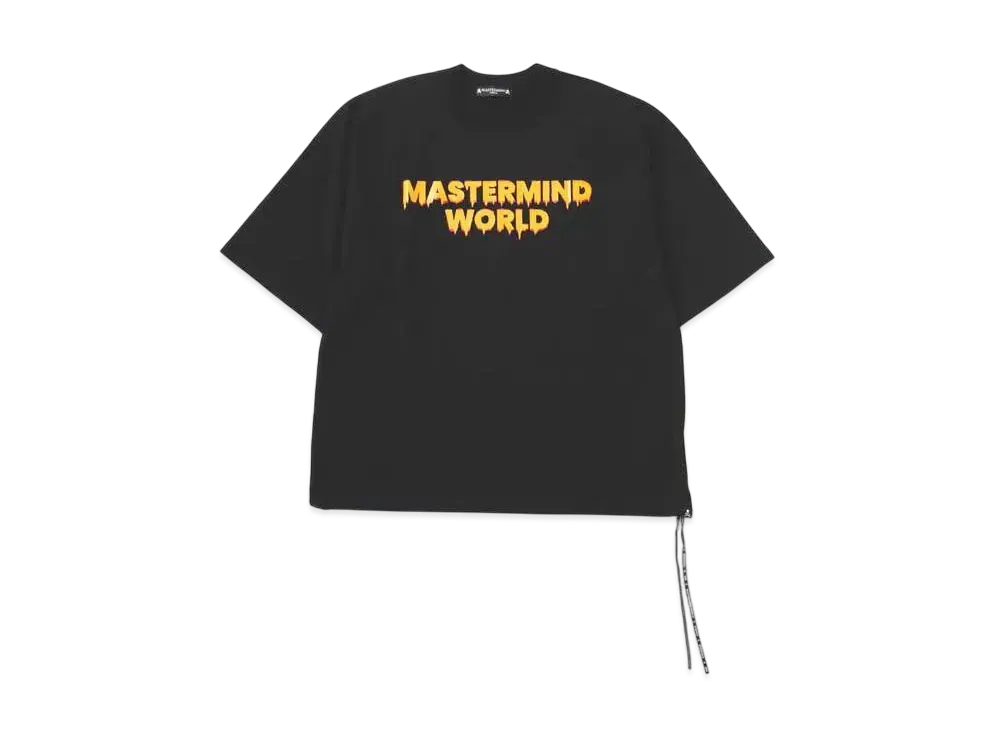 mastermind WORLD Boxy Drip Logo Tee "Black"