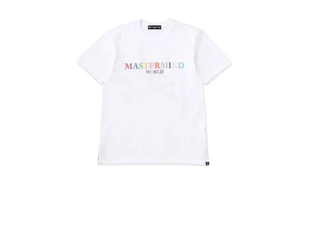 mastermind WORLD Colored Logo Tee "White"
