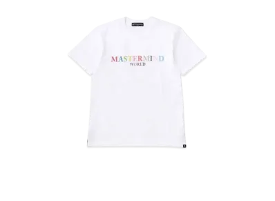 mastermind WORLD Colored Logo Tee "White"