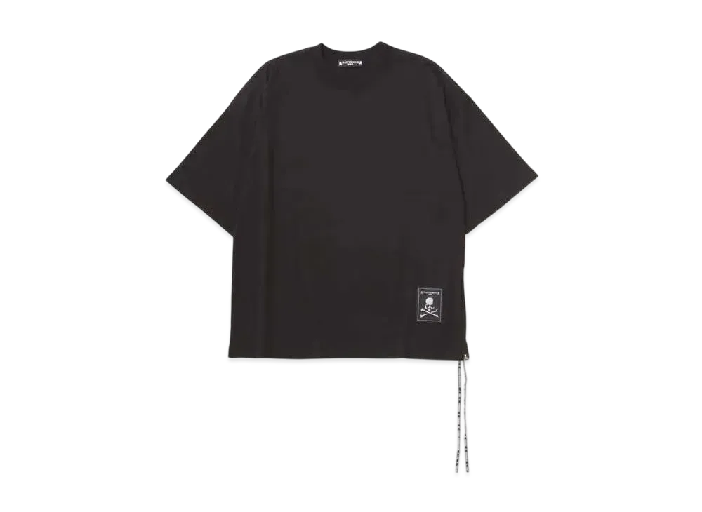 mastermind WORLD Boxy Label Tee "Black"