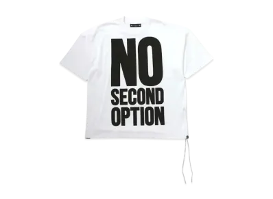 mastermind WORLD Boxy No Second Option Tee "White"