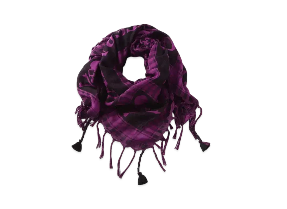 mastermind WORLD Fringe Stole "Purple"