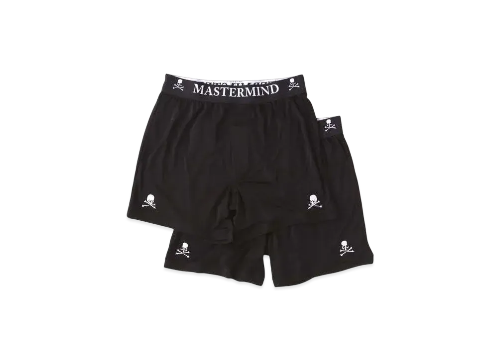 mastermind WORLD Silk Boxer Briefs Set "Black"
