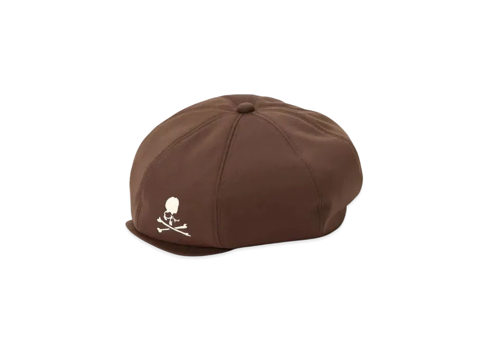 mastermind WORLD Skull Beret "Brown"