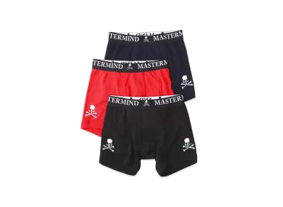 mastermind WORLD Boxer Briefs Set "Red Navy Black"
