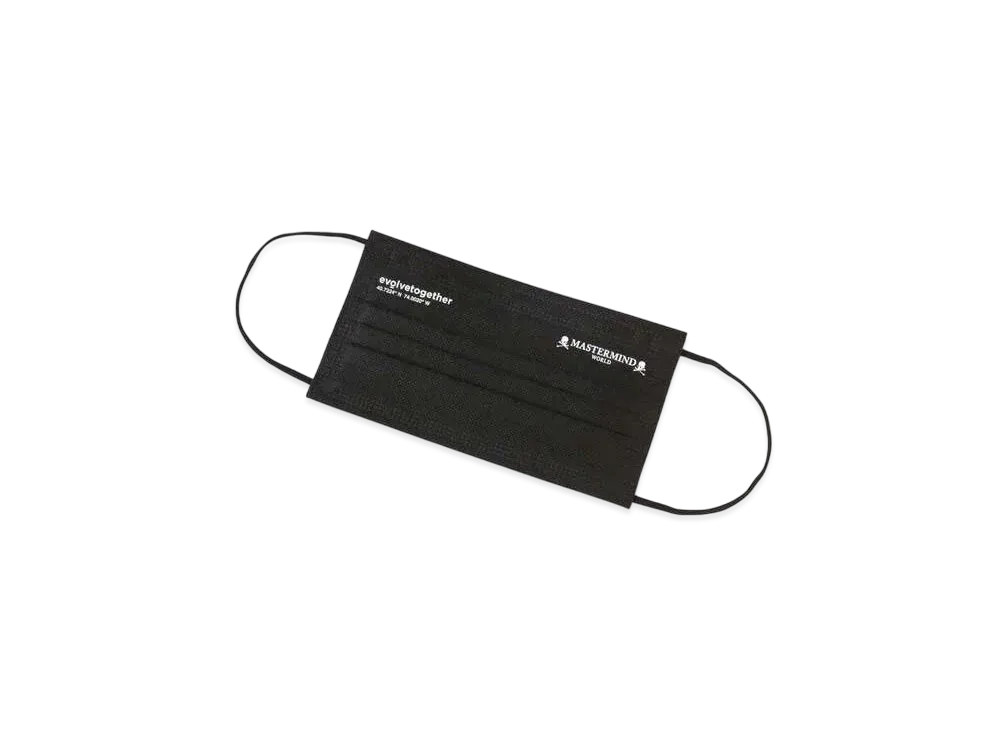 mastermind WORLD x Evolvetogether 30 Face Masks "Black"