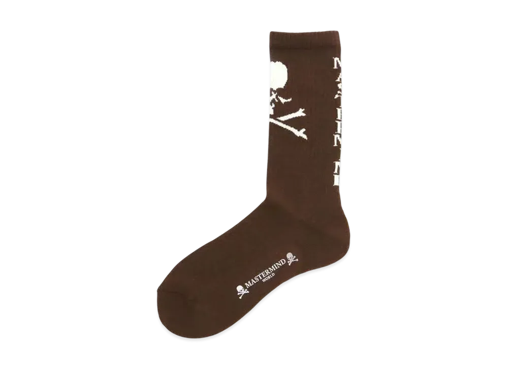 mastermind WORLD Socks Ver.A "Brown"