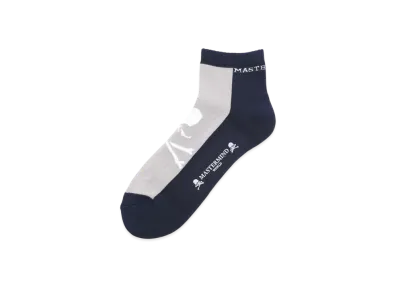 mastermind WORLD 2 Color Socks "Navy Gray"