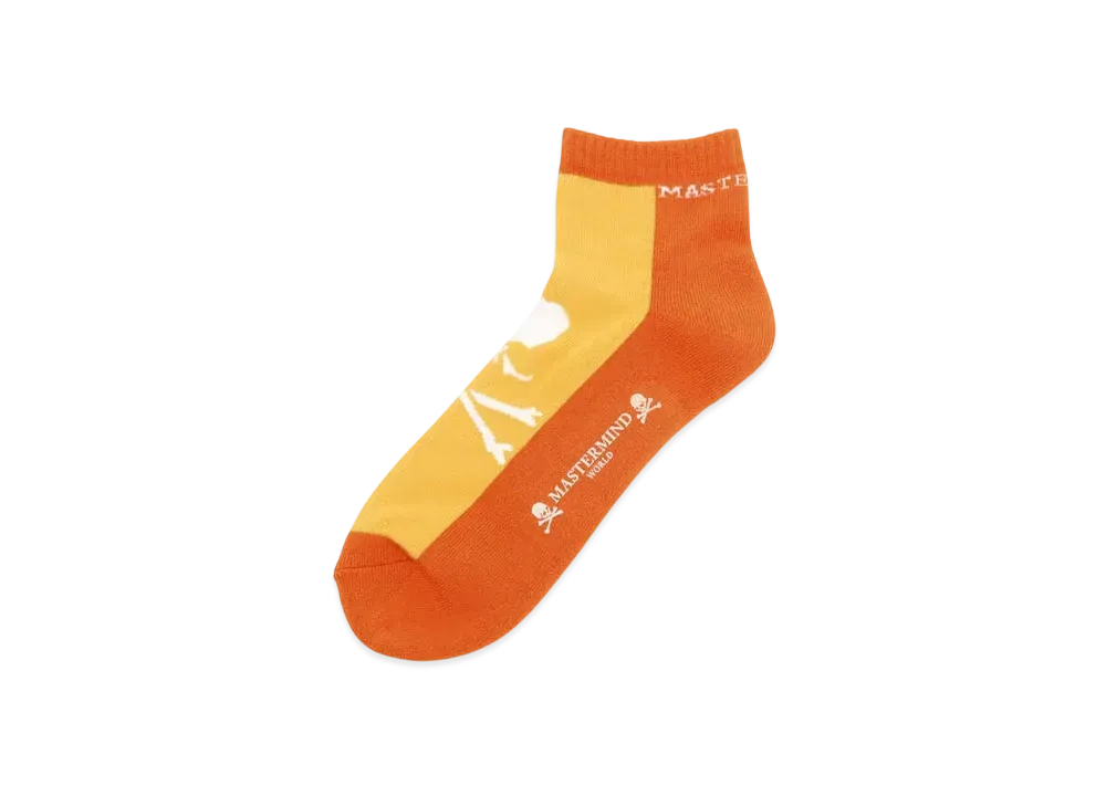 mastermind WORLD 2 Color Socks "Orange Yellow"