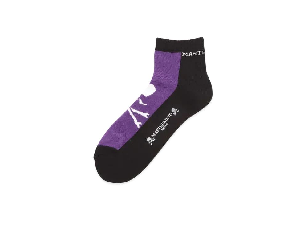 mastermind WORLD 2 Color Socks "Purple Black"
