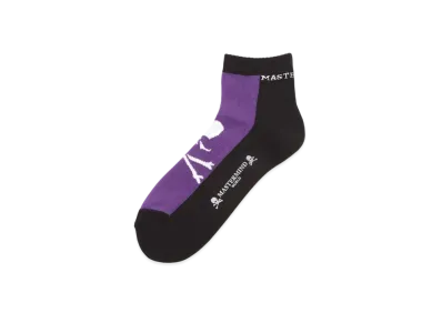 mastermind WORLD 2 Color Socks "Purple Black"