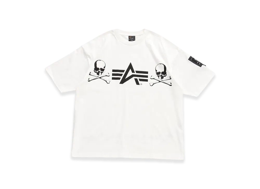 mastermind WORLD x Alpha Industries Tee "White"