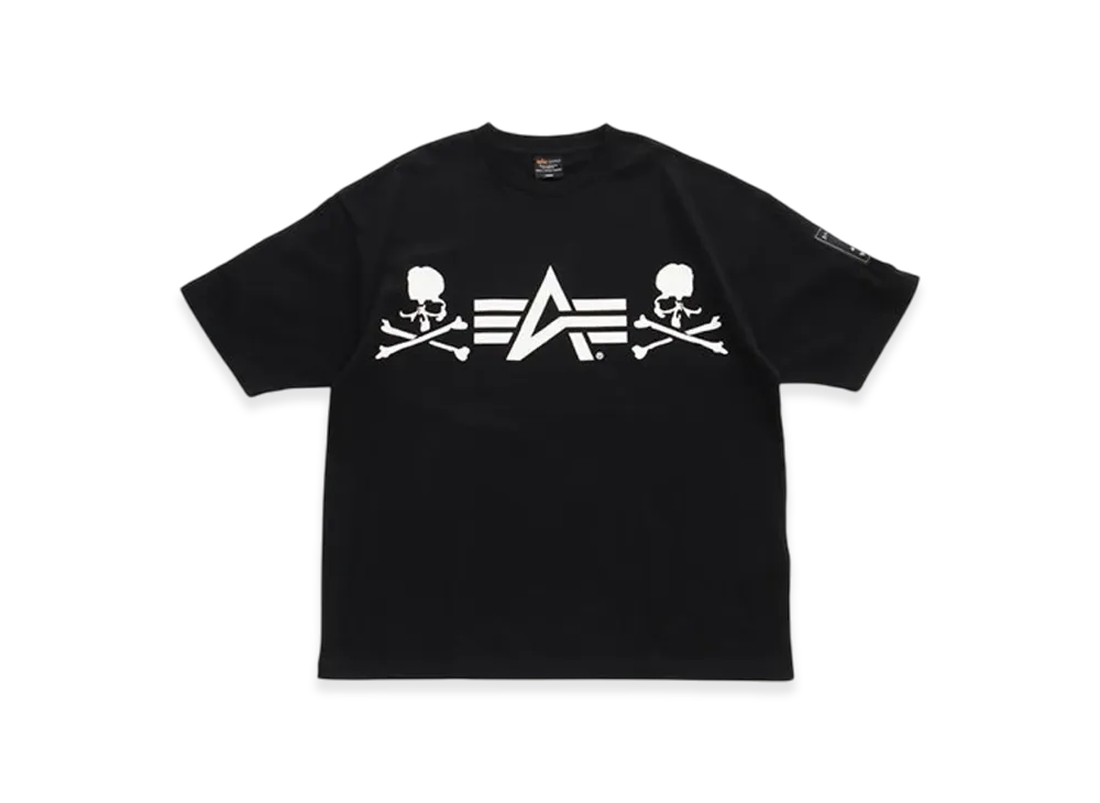 mastermind WORLD x Alpha Industries Tee "Black"
