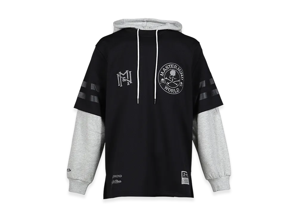 MASTERMIND WORLD x Mitchell&Ness Hooded Jersey "Black"