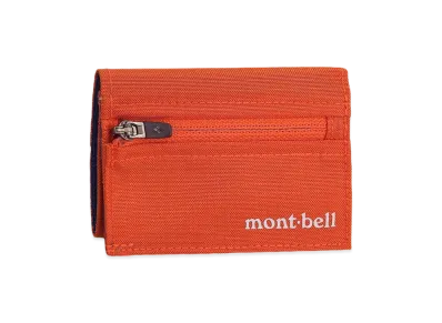 mont-bell Compact Tri-fold Wallet "Orange"