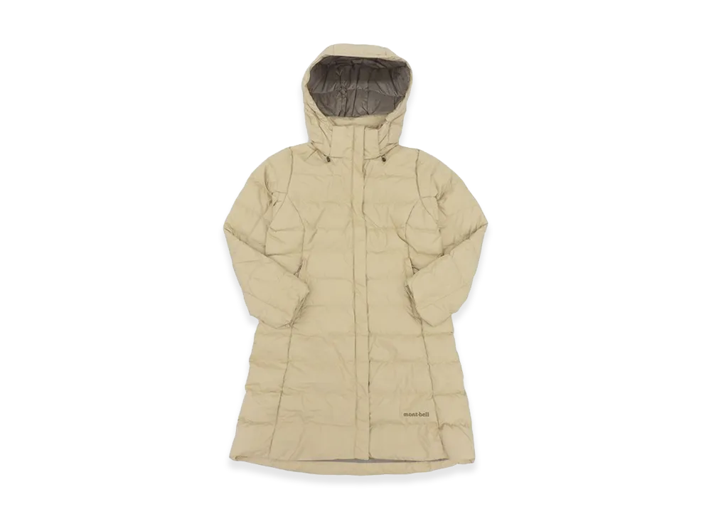 mont-bell Women's Travel Down Long Coat "Beige"