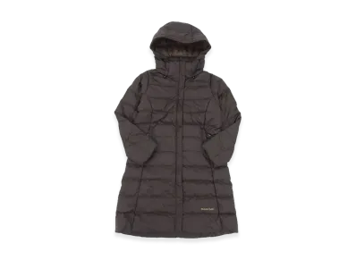 mont-bell Women's Travel Down Long Coat "Brown"