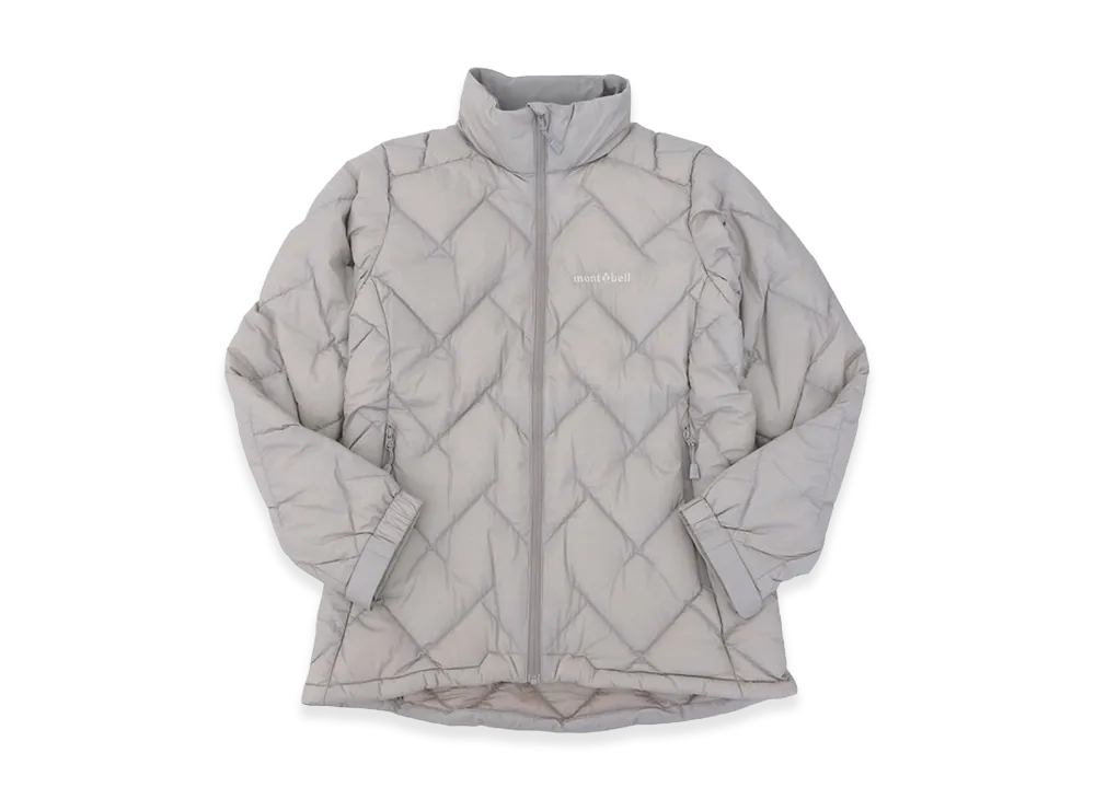 mont-bell Women's Permafrost Light Down Jacket "Light Gray"