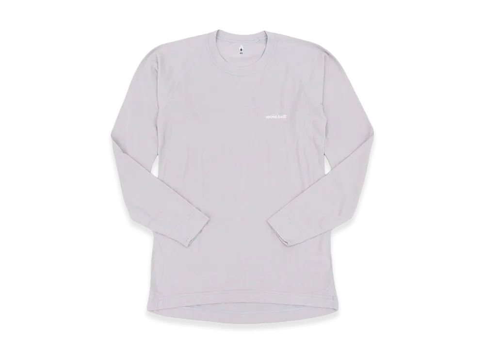 mont-bell Geoline L.W. Round Neck Shirt "Light Gray"