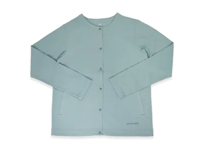 mont-bell Women's WIC. Cardigan "Light Blue"