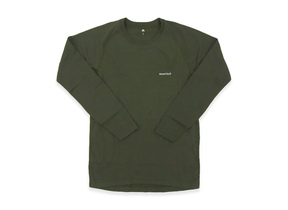 mont-bell Geoline M.W. Round Neck Shirt "Dark Green"