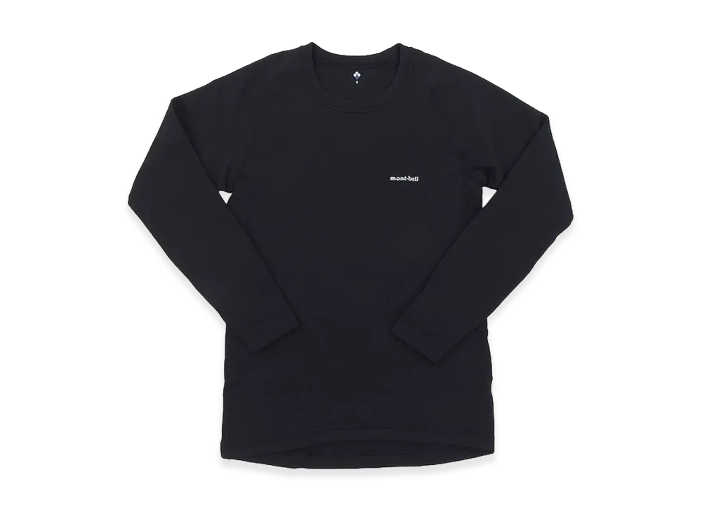 mont-bell Geoline EXP. Round Neck Shirt "Black"