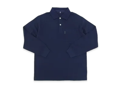 mont-bell Long Sleeve Polo Shirt "Navy"