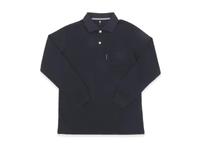 mont-bell Long Sleeve Polo Shirt "Black"
