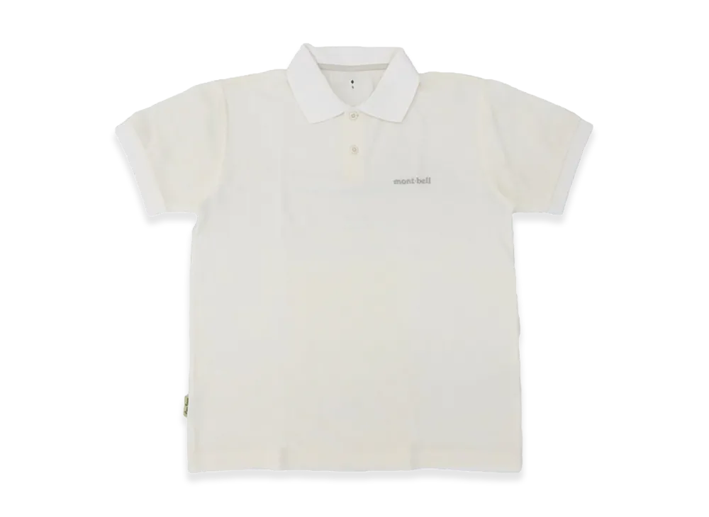 mont-bell Corespun Polo Shirt "White"