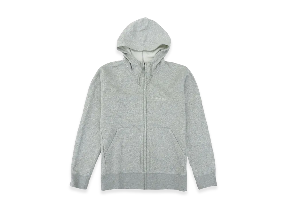 mont-bell Cotton Sweat Zip Parka "Light Gray"