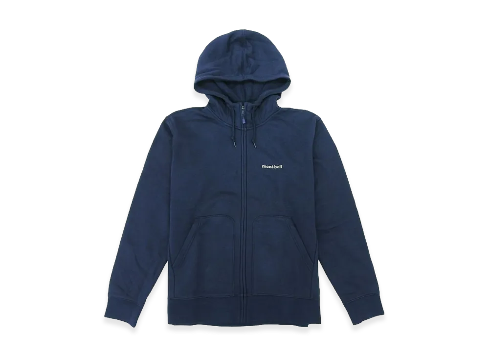 mont-bell Cotton Sweat Zip Parka "Navy"