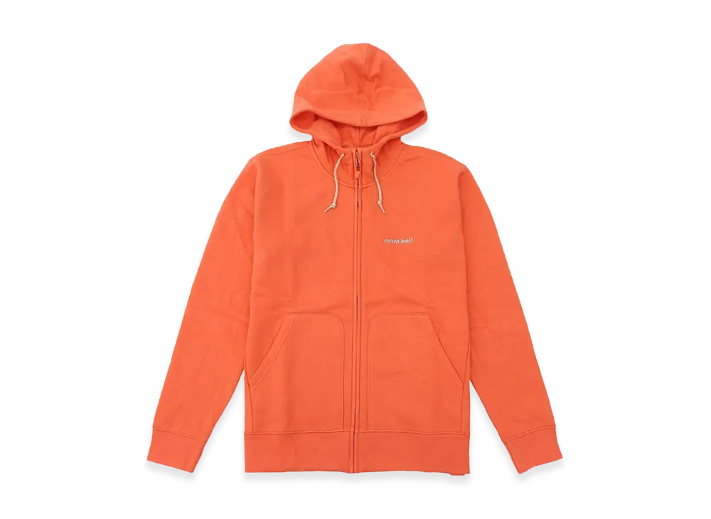 mont-bell Cotton Sweat Zip Parka "Coral Pink"