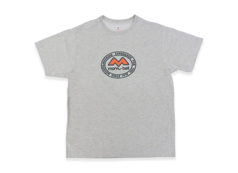 mont-bell 50th Anniversary WIC. T-Shirt M-Mark "Light Gray"