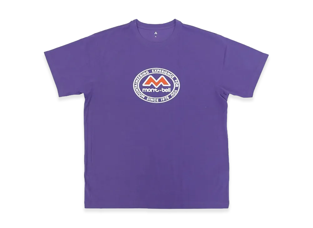 mont-bell 50th Anniversary WIC. T-Shirt M-Mark "Purple"