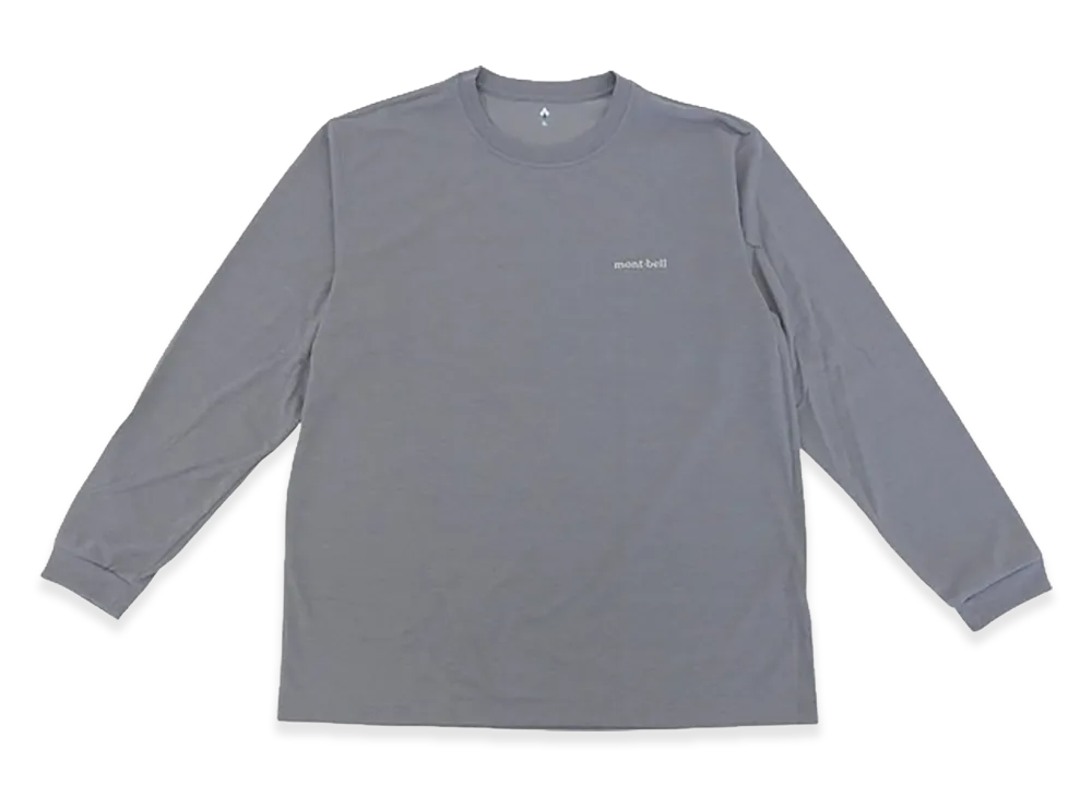mont-bell WIC. Long Sleeve T-Shirt Men's "Dark Gray"