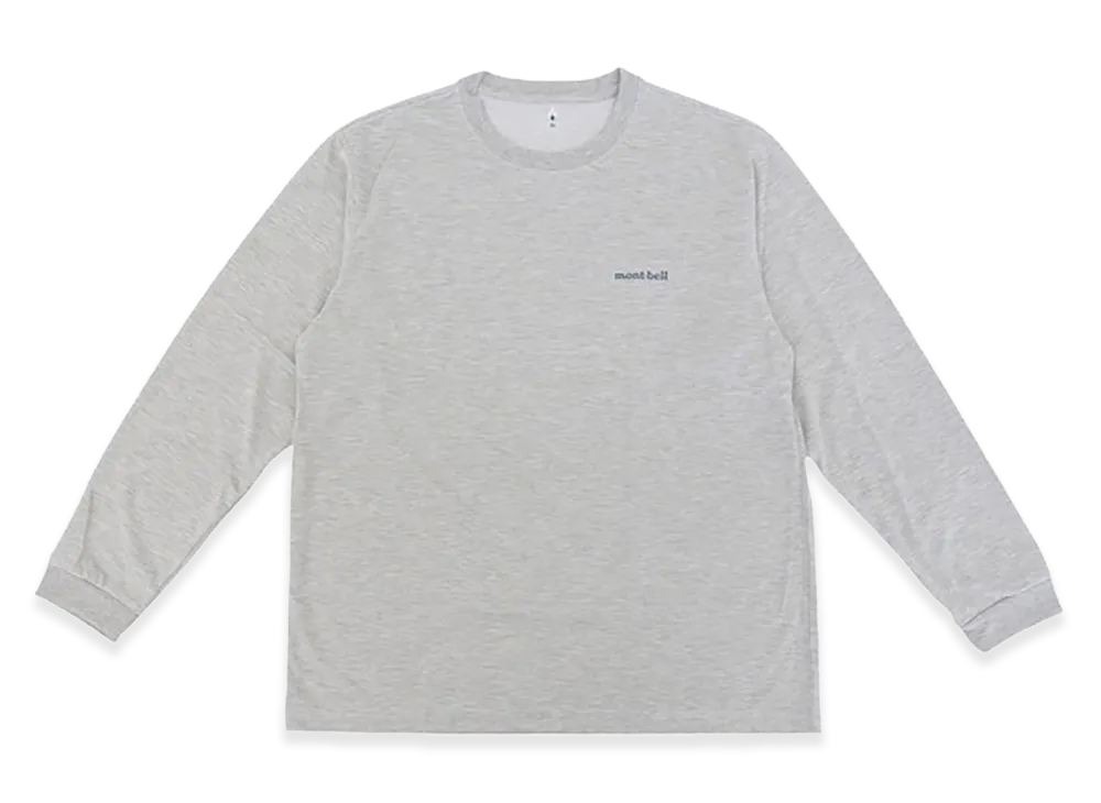 mont-bell WIC. Long Sleeve T-Shirt Men's "Light Gray"