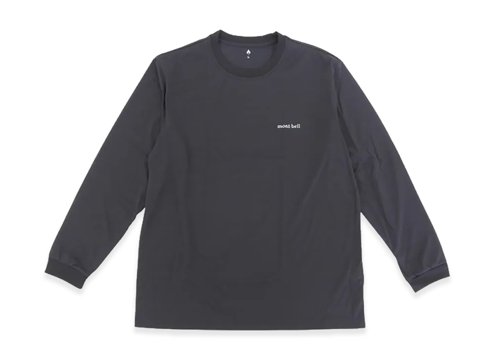 mont-bell WIC. Long Sleeve T-Shirt Men's "Black"