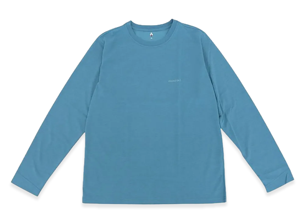 mont-bell Women's WIC. Long Sleeve T-Shirt "Blue Green"