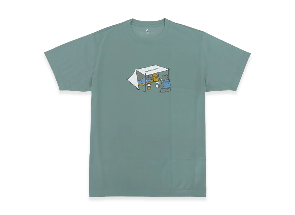 mont-bell T-Shirt WIC. T-Shirt Camp Bear "Blue Green"