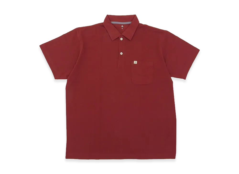 mont-bell KAMICO Polo Shirt "Wine Red"