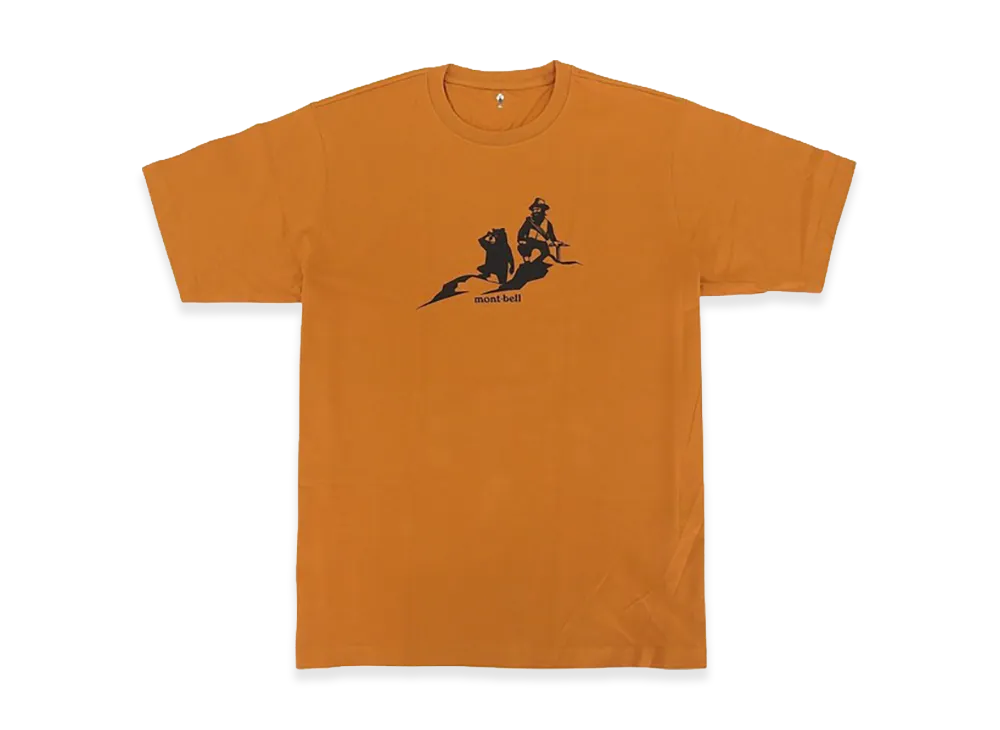 mont-bell T-Shirt Peacheskin Cotton T-Shirt "Orange"