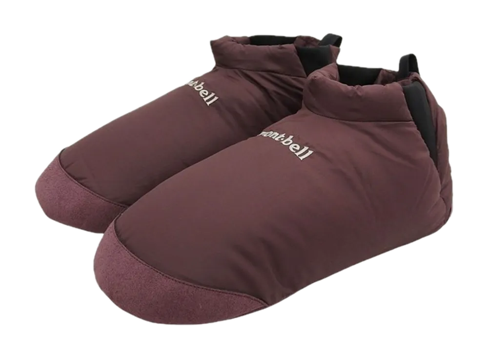 mont-bell Down Camp Shoes "Wine Red"