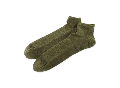 mont-bell Socks Corespun Travel Ankle Socks "Dark Green"