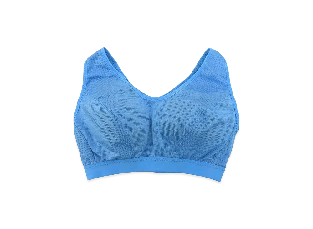 mont-bell Women's Geoline Mesh Sports Bra "Blue"