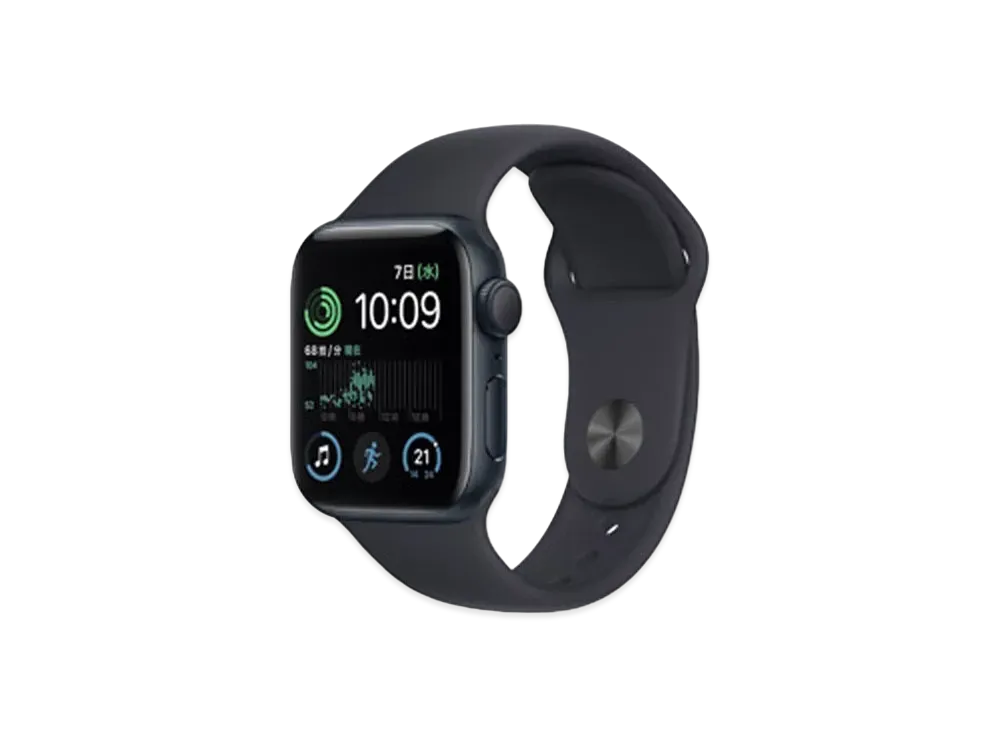 Apple Watch SE (GPS Model) 40mm Midnight Aluminiumcase Midnight Sportsband Regular "Black" MNJT3JA