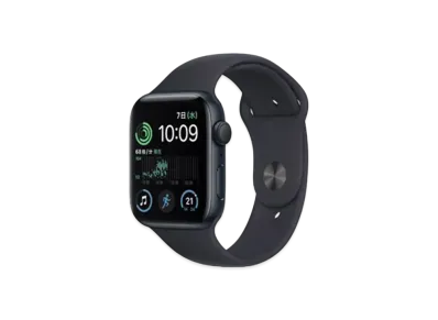Apple Watch SE (GPS Model) 44mm Midnight Aluminiumcase Midnight Sportsband Regular "Black" MNK03JA