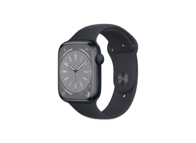 Apple Watch Series 8 (GPS Model) 45mm Midnight Aluminiumcase Midnight Sportsband Regular "Black"