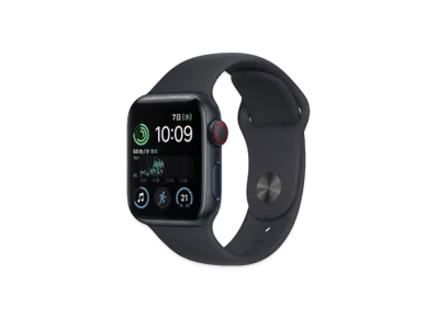 Apple Watch SE (GPS + Cellular Model) 40mm Midnight Aluminiumcase Midnight Sportsband Regular "Black" MNPL3JA