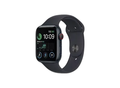 Apple Watch SE (GPS + Cellular Model) 44mm Midnight Aluminiumcase Midnight Sportsband Regular "Black" MNPY3JA